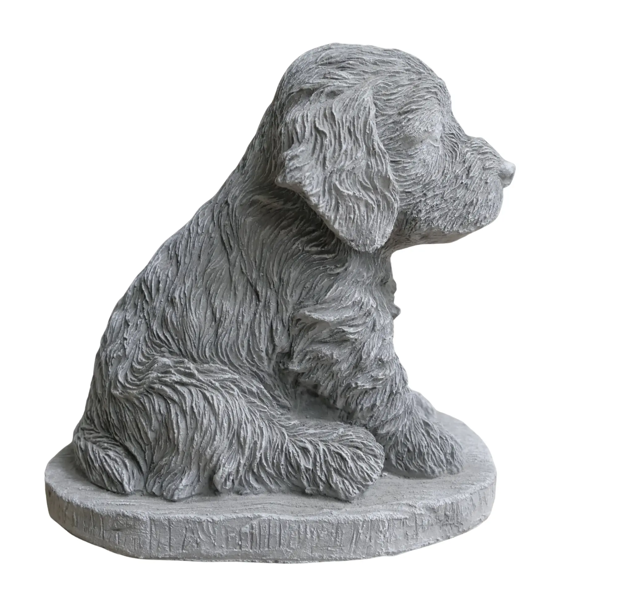  Product image 7 of the product “Aiden - Seated Dog, 16cm H | cast stone ”